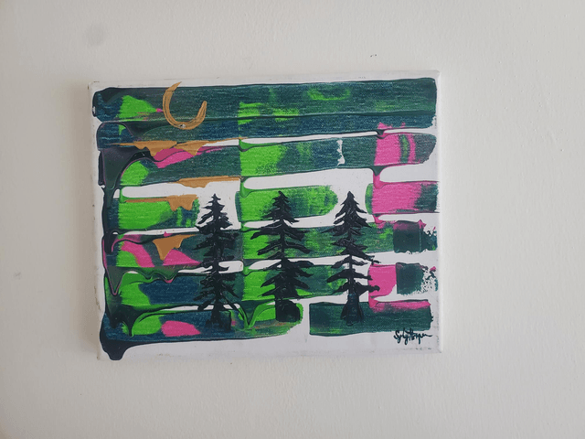 &quot;Northern Lights&quot; Canvas Paitning