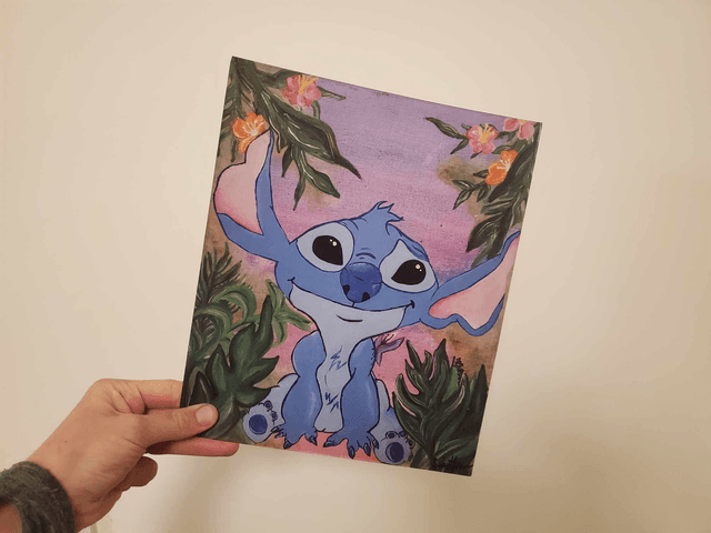Stitch Art Print